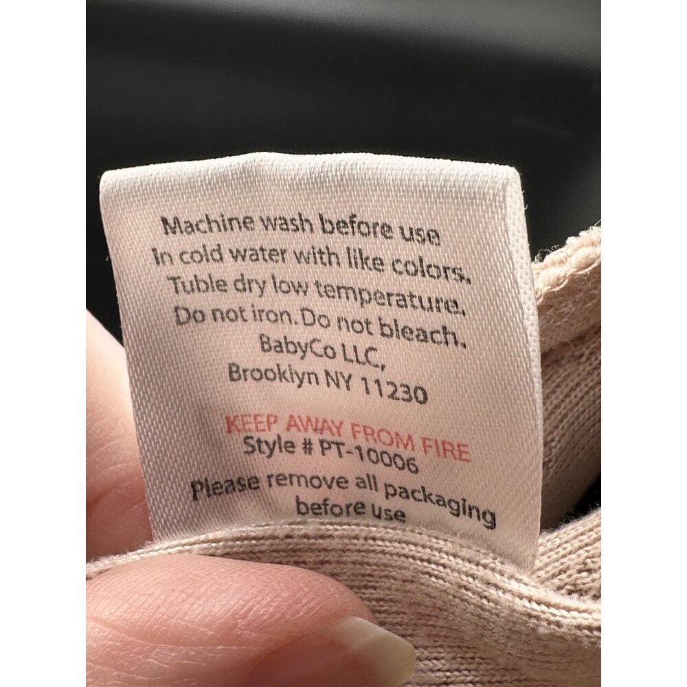 LePetit Baby Swaddle Blanket Multiuse Beige Tan Peach Solid Soft Stretch Diamond - Picture 8 of 8